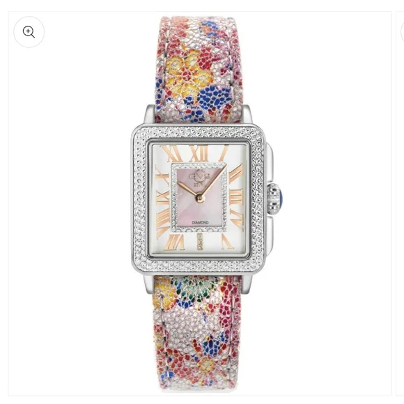 Gevril GV2 Padova Diamond - Floral Strap - Picture 1 of 5